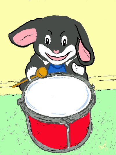 Buttons keeps the beat!