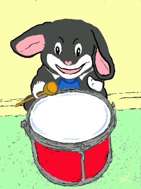 Buttons keeps the beat!